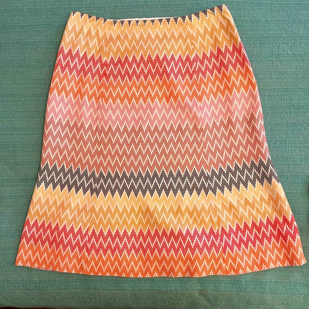 Harold’s Directional Colorful Print Skirt